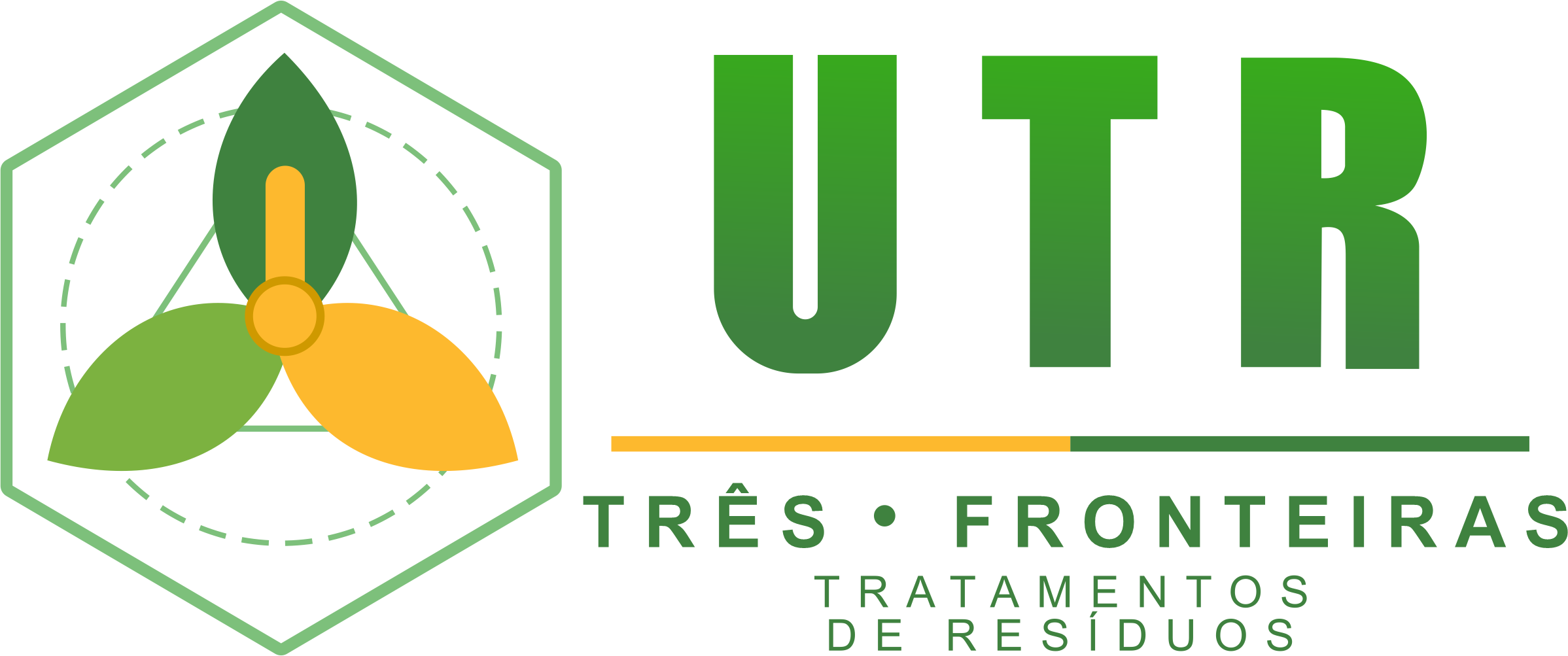 Logomarca UTR 3 Fronteiras - Tratamentos de Resíduos